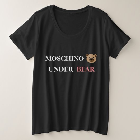 T-shirt voor moschino-vrouwen (Design voorkant)
