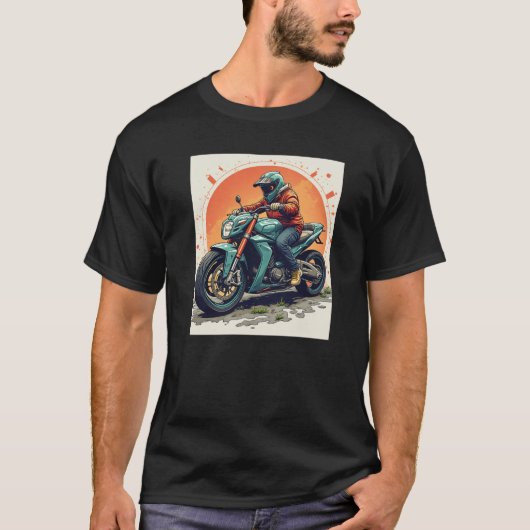 T-shirt voor motorfietsen (Voorkant)