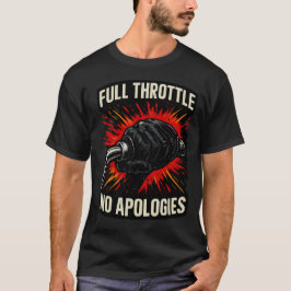 T-shirt voor motorrijders zonder excuses voor voll