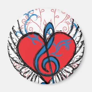 T-shirt voor muziek magneet