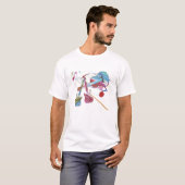 t-shirt voor muziekkunst (Voorkant volledig)