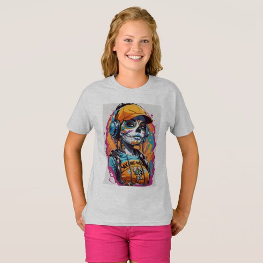 T-shirt voor muziekliefhebbers (Voorkant volledig)