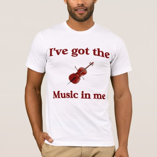 T-shirt voor muzikant (Voorkant)