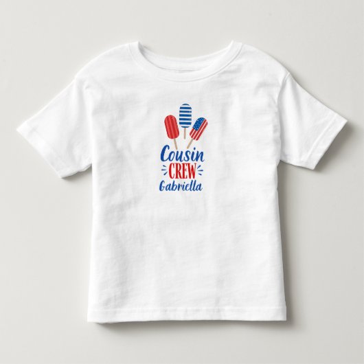 T-shirt voor neef en nicht 4 juli (Voorkant)