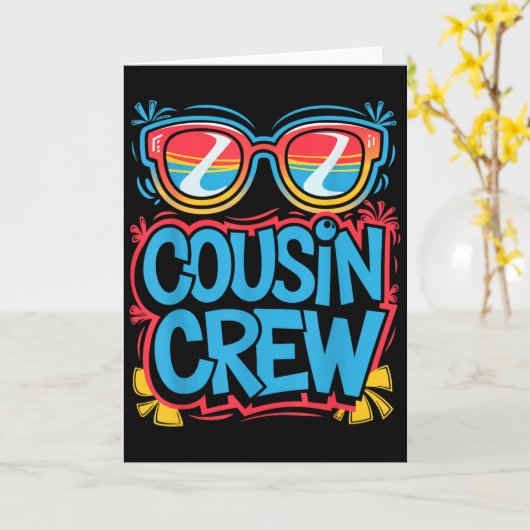 T-Shirt voor neef/neven en nichten voor volwassene Kaart (Gele Bloem)