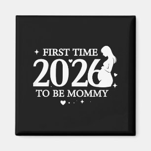 T-shirt voor nieuwe moeder die voor het eerst moed magneet
