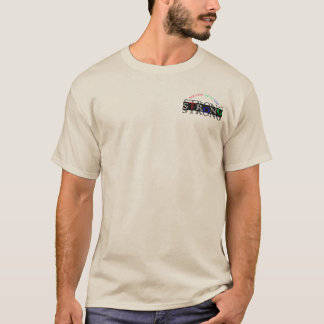 T-shirt voor NOOIT OPGEVEN STERKE T-shirt ontwerp