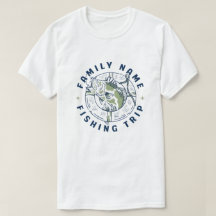 T-shirt voor op maat gemaakte gezinsvisuitstap