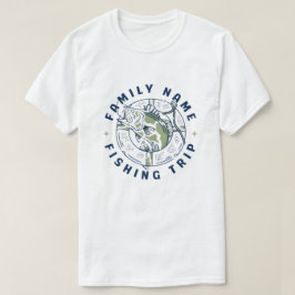 T-shirt voor op maat gemaakte gezinsvisuitstap