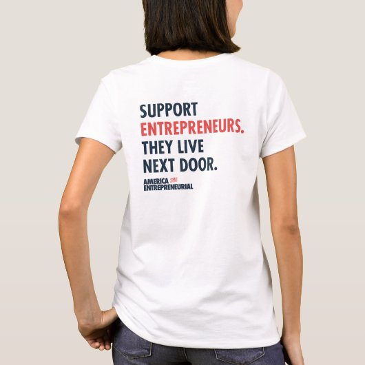 T-shirt voor oprichters (Achterkant)