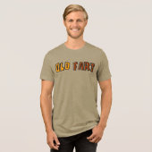 T-Shirt voor Oude Mopperkonten Tri-Blend (Voorkant volledig)