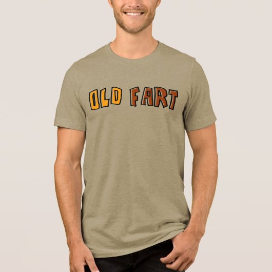 T-Shirt voor Oude Mopperkonten Tri-Blend (Voorkant)
