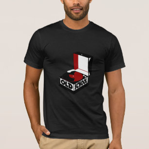 T-Shirt voor oude schoolrecordspeler