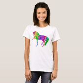 T-shirt voor paardenliefhebbers (Voorkant volledig)