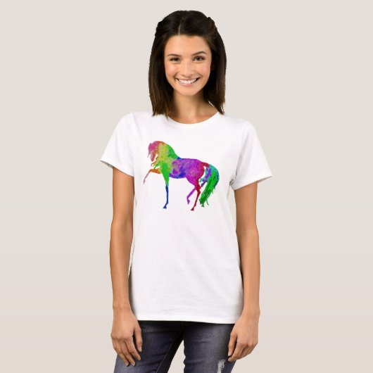 T-shirt voor paardenliefhebbers (Voorkant volledig)