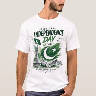 T-shirt voor Pakistaanse Onafhankelijkheidsdag