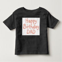 T-shirt voor PAPA gelukkige verjaardag