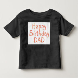 T-shirt voor PAPA gelukkige verjaardag