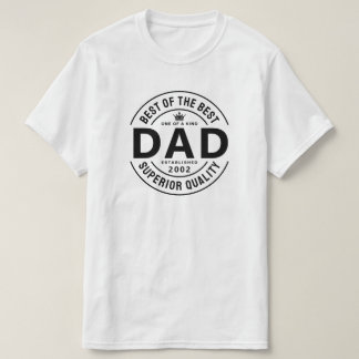 T-shirt voor papa van de hoogste kwaliteit
