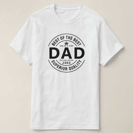 T-shirt voor papa van de hoogste kwaliteit (Design voorkant)