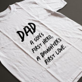 T-shirt voor papa waardering