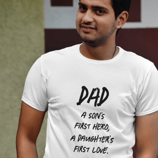 T-shirt voor papa waardering