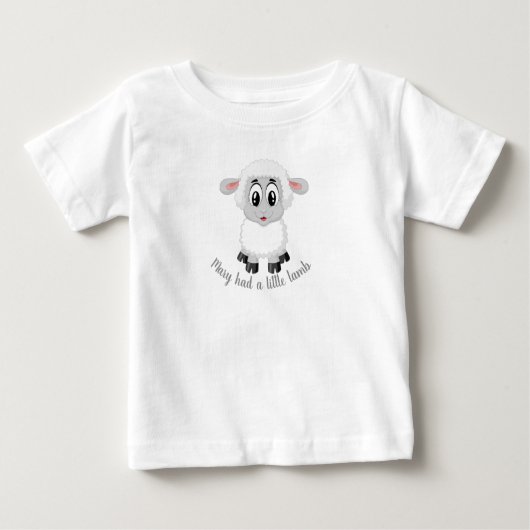 T-shirt voor peuter met Baby Lamb (Voorkant)