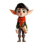 T-shirt voor Peuter met Kerst Elf Tiener Dichter