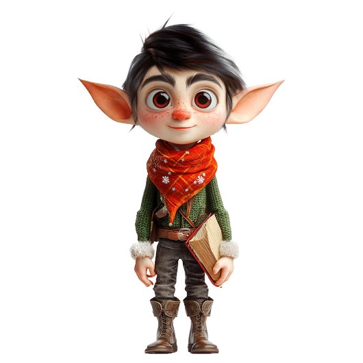 T-shirt voor Peuter met Kerst Elf Tiener Dichter