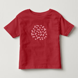 T-shirt voor peuter met rode stippen