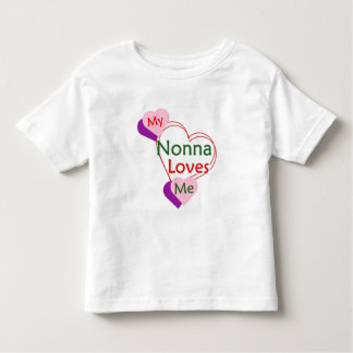T-shirt voor peuter of baby - Nonna houdt van mij
