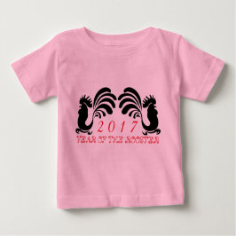T-shirt voor peutermeisjes met op maat gemaakte ha