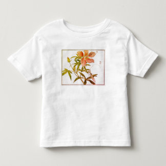 T-shirt voor peuters met bloemen en eigen naam