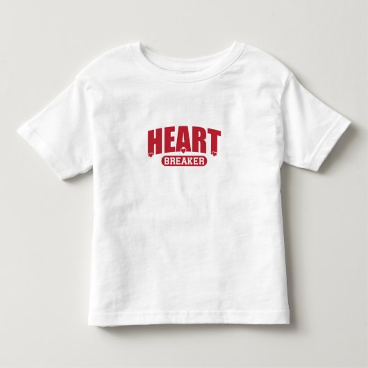 T-shirt voor peuters met hartbreker (Voorkant)