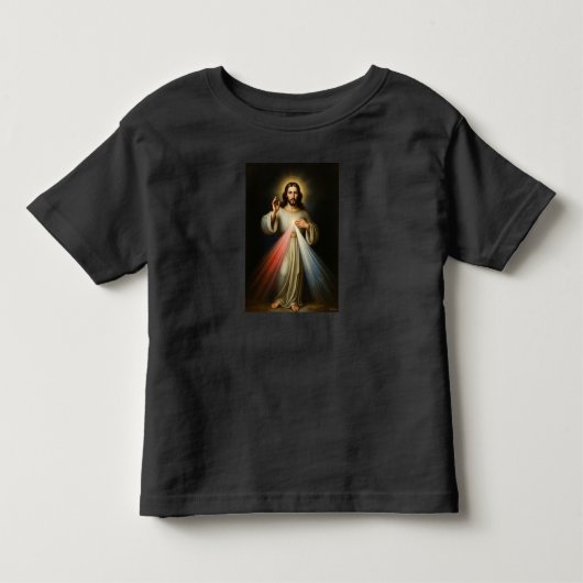 T-shirt voor peuters met Jezus van de Goddelijke B (Voorkant)