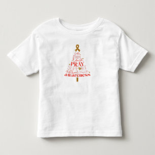 T-shirt voor peuters met kerstboom om bewustzijn v