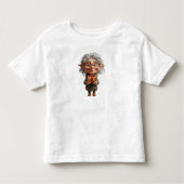 T-shirt voor peuters met Kerstman Elf (Voorkant)
