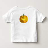 T-shirt voor peuters met pompoen voor Halloween vo (Achterkant)