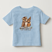 T-shirt voor peuters: My Dad My Old Me (blauw) (Voorkant)