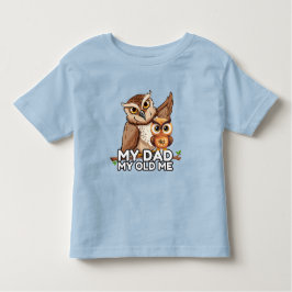 T-shirt voor peuters: My Dad My Old Me (blauw)