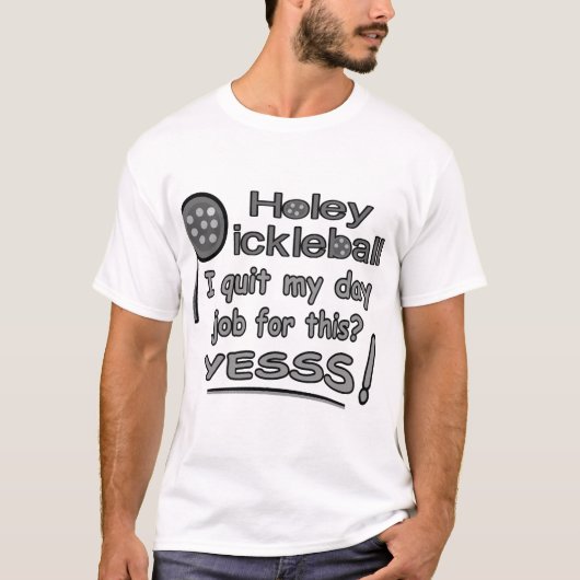 T-shirt voor pickleball-spelers (Voorkant)