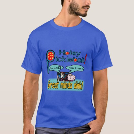 T-shirt voor pickleball spelers. (Voorkant)