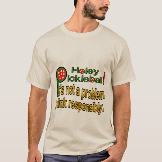 T-shirt voor pickleball spelers (Voorkant)