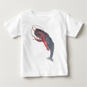 T-shirt voor piervis en walvis Toddler Ruffle (Voorkant)