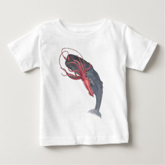 T-shirt voor piervis en walvis Toddler Ruffle