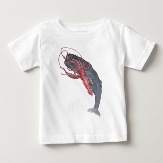 T-shirt voor piervis en walvis Toddler Ruffle (Voorkant)