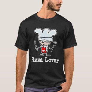 T-shirt voor pizzaliefhebber