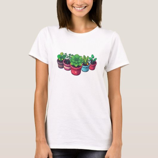 T-Shirt voor Plantenliefhebbers (Voorkant)