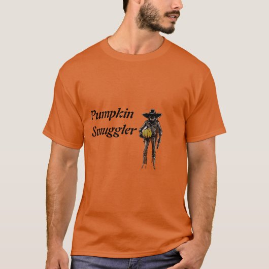 T-shirt voor pompoensmokelaars. Halloween (Voorkant)
