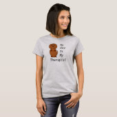 T-shirt voor poochtherapie (Voorkant volledig)